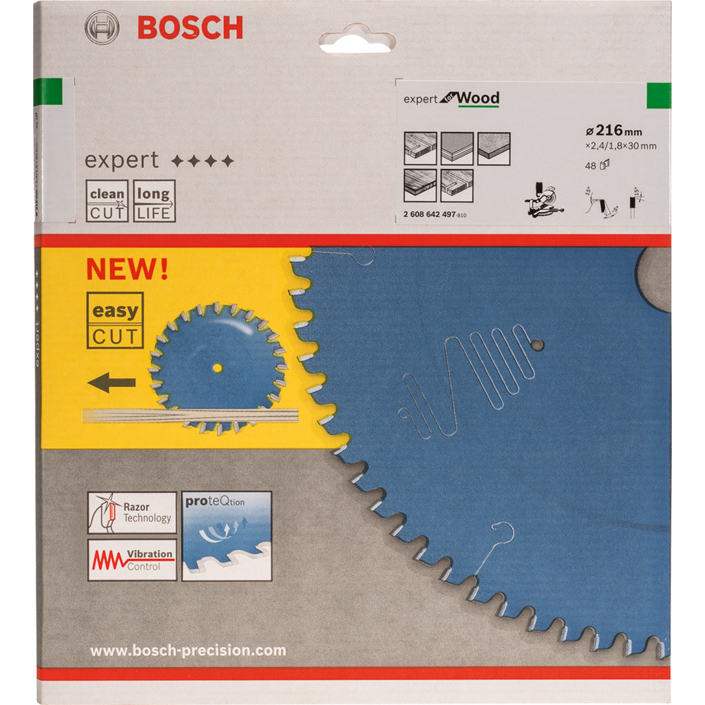 Set di lame per sega circolare professionale 216x30mm