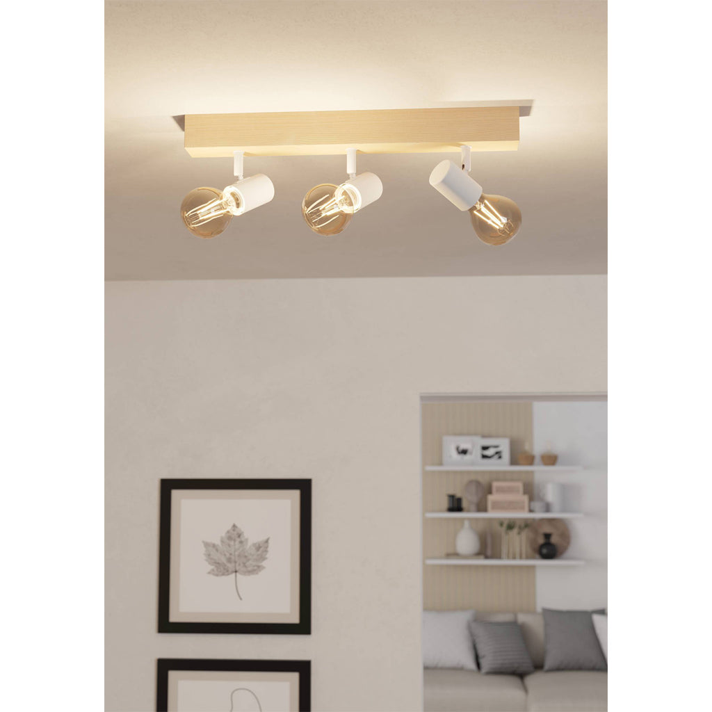 Eglo Spot TOWNSHEND 3 / Balken-3 bianco