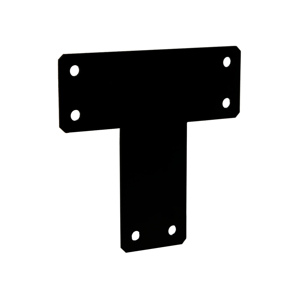 T Flachverbinder schwarz