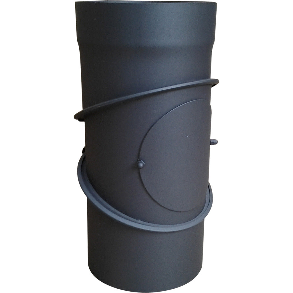 Bertrams smoke pipe elbow with cleaning door 0°-90° adjustable / SANITARY widened