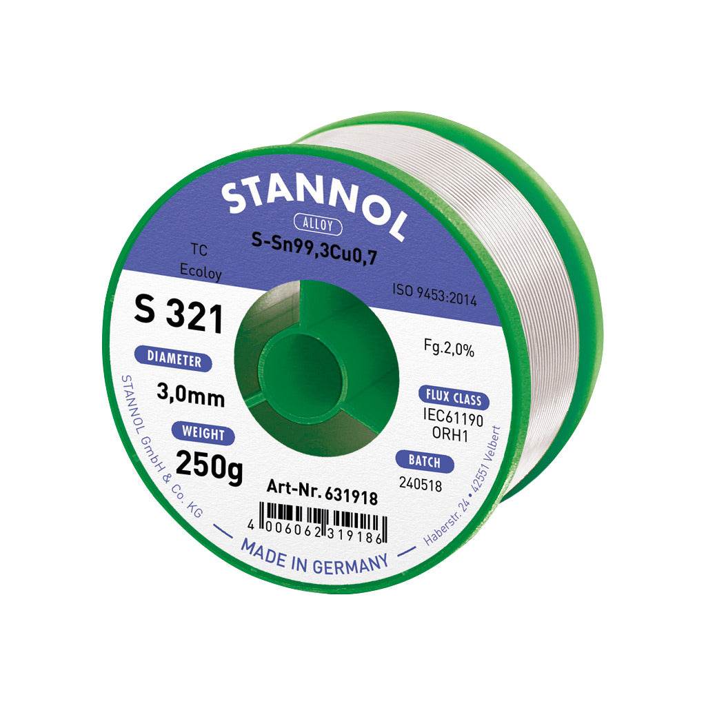 STANNOL Lötdraht S321 / bleifrei