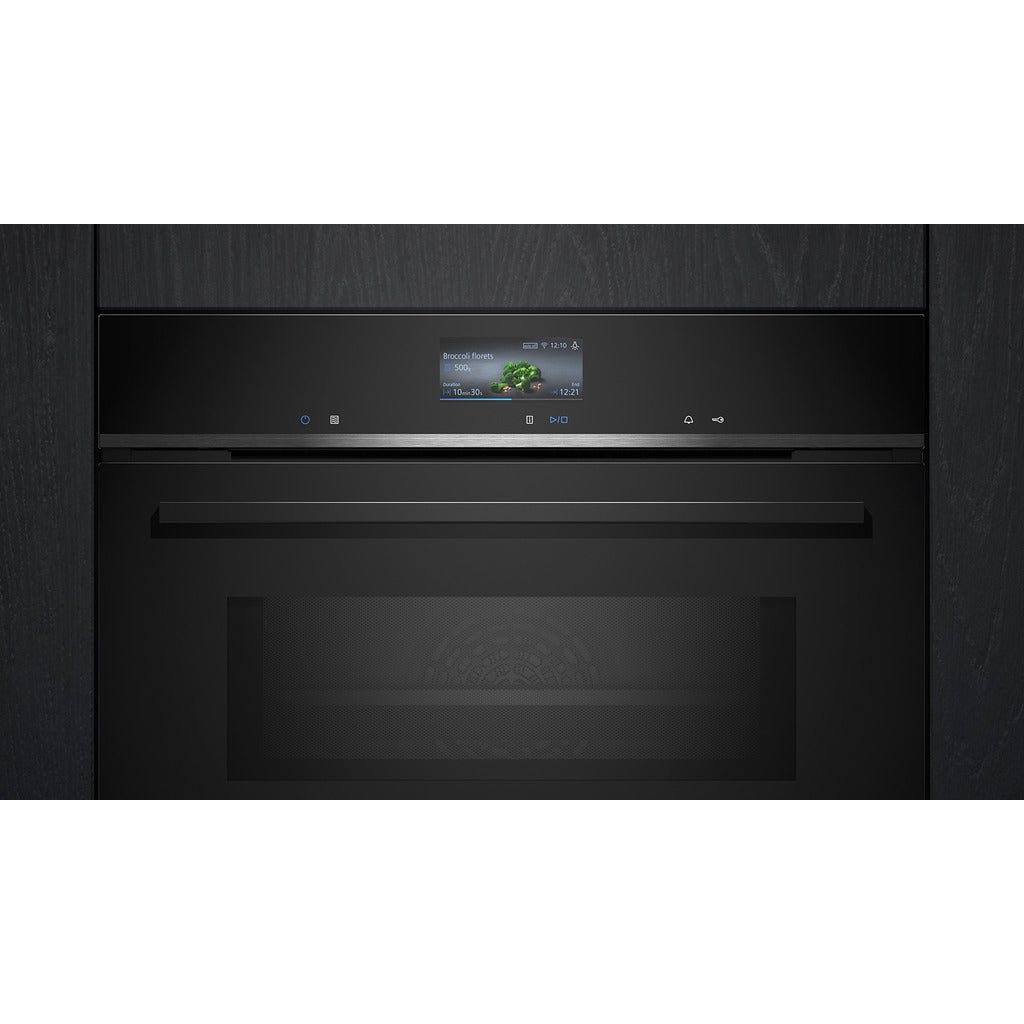 Forno compatto da incasso con microonde iQ700 CM776GKB1