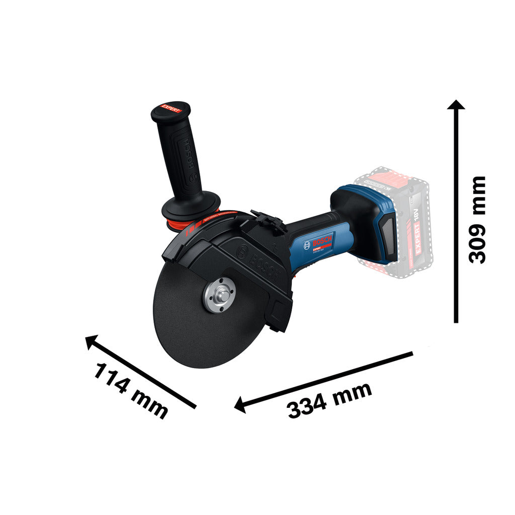Akku-Winkelschleifer EXWS18V-180P