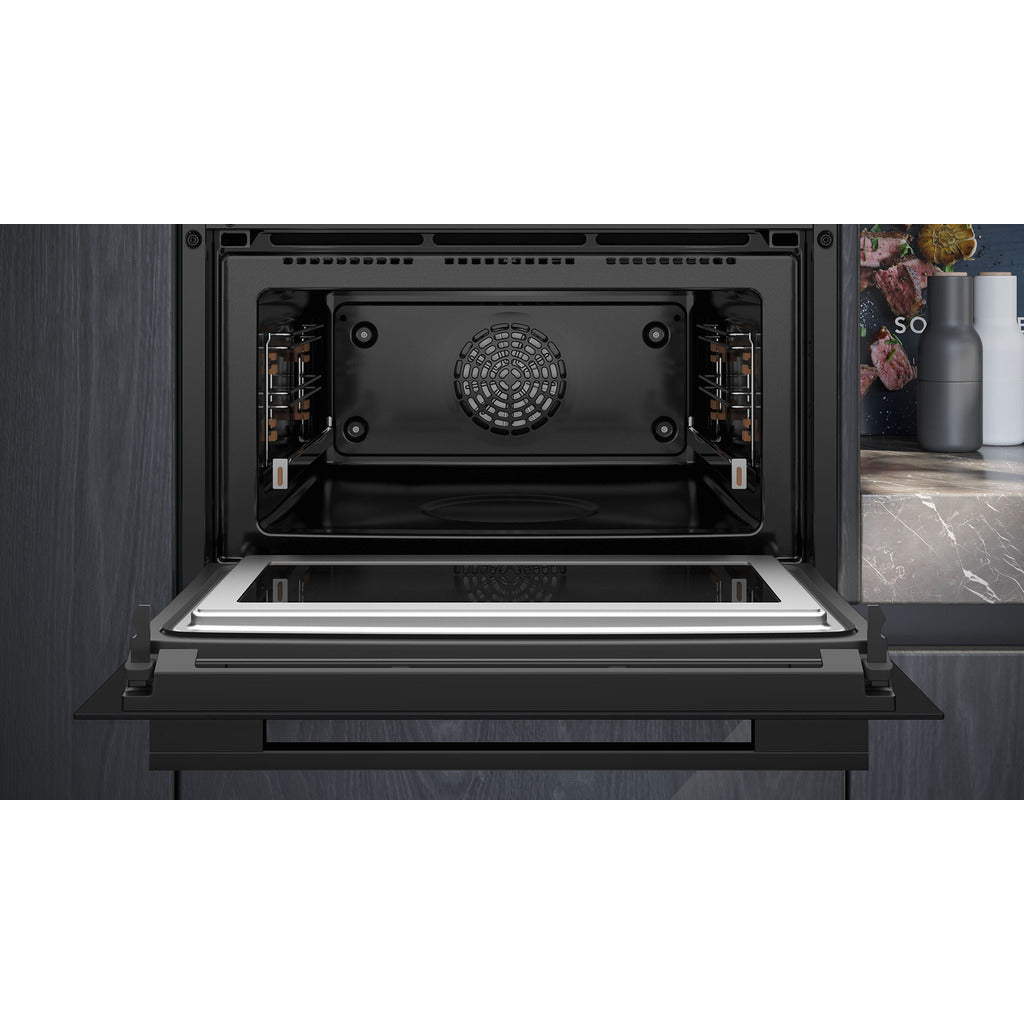 Forno compatto da incasso con microonde iQ700 CM776GKB1