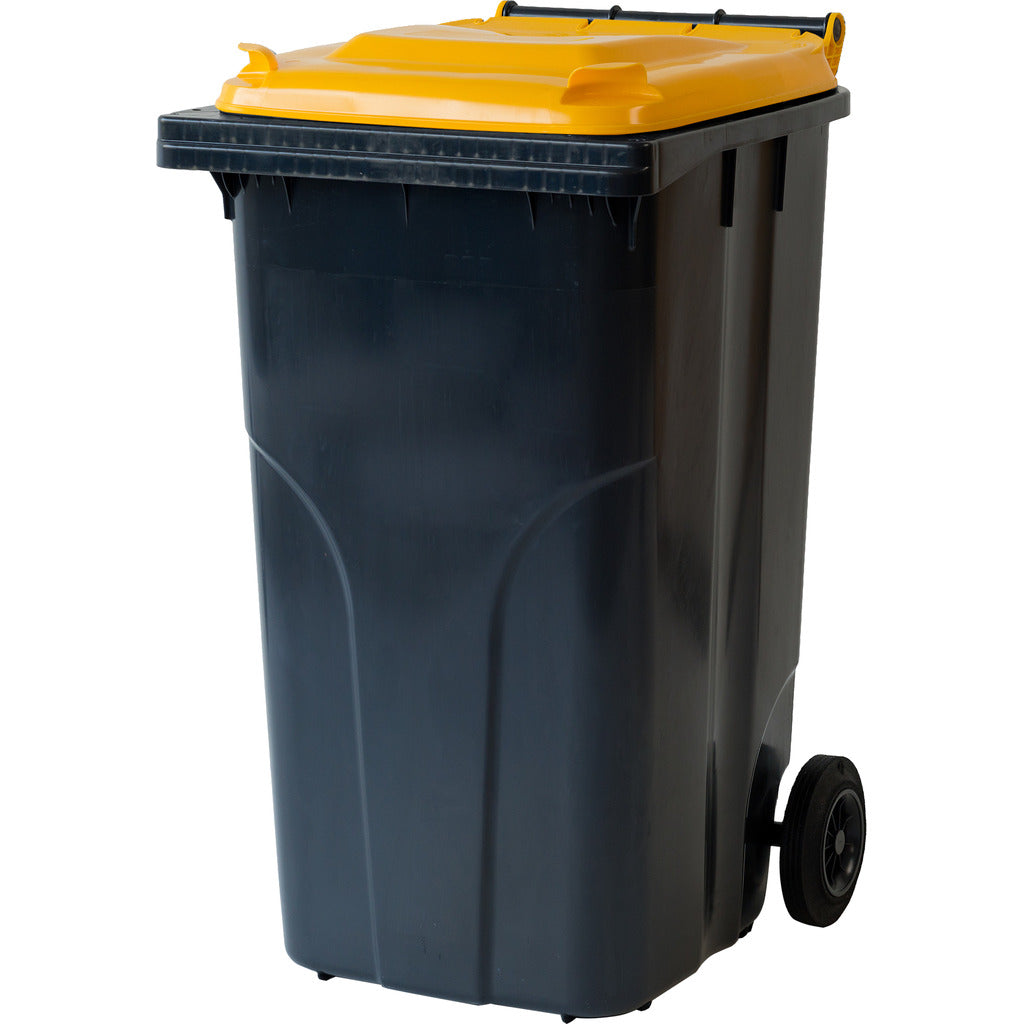 Waste and recyclables collection container / 2-wheel container (F)
