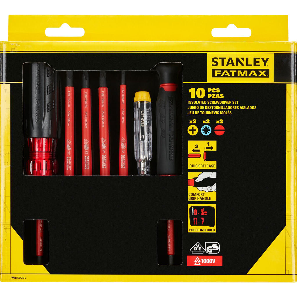 Set di cacciaviti multi-punta FatMax® 1.000 V, 10 pz.