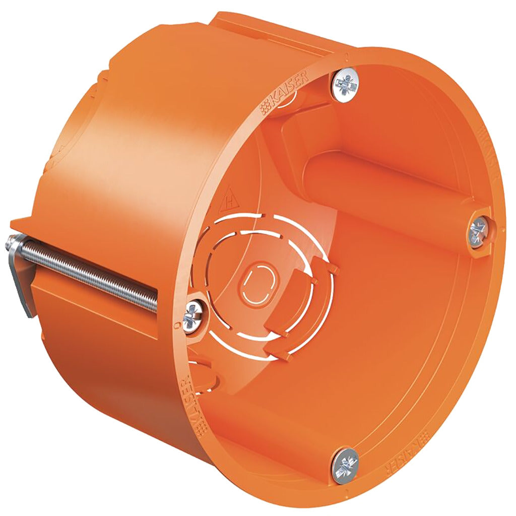 Hohlwanddose orange