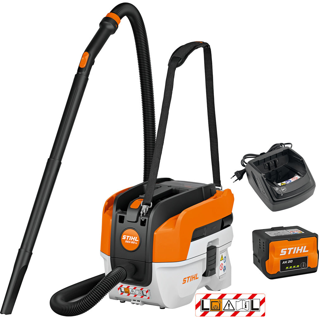 Stihl Akku-Nass- und Trockensauger SEA 50 L / mit AK 20 und Ladegerät AL 101