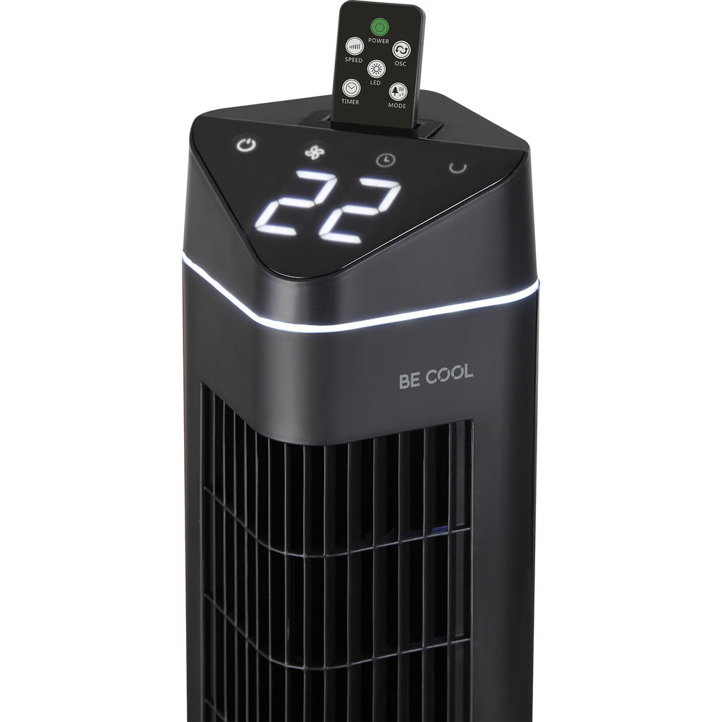 BE COOL Turmventilator mit Fernbedienung