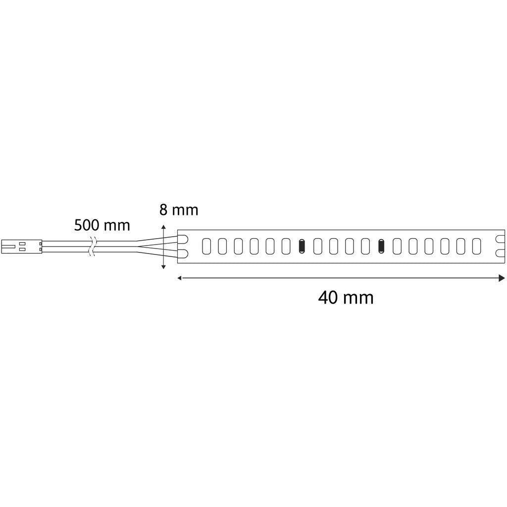 DUO TITAN KARAT LED-Band 8 mm