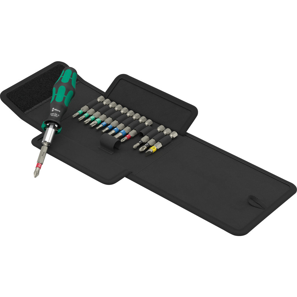Ratschenschraubendreher-Set Kraftform Kompakt 838 RA S / 14-teilig