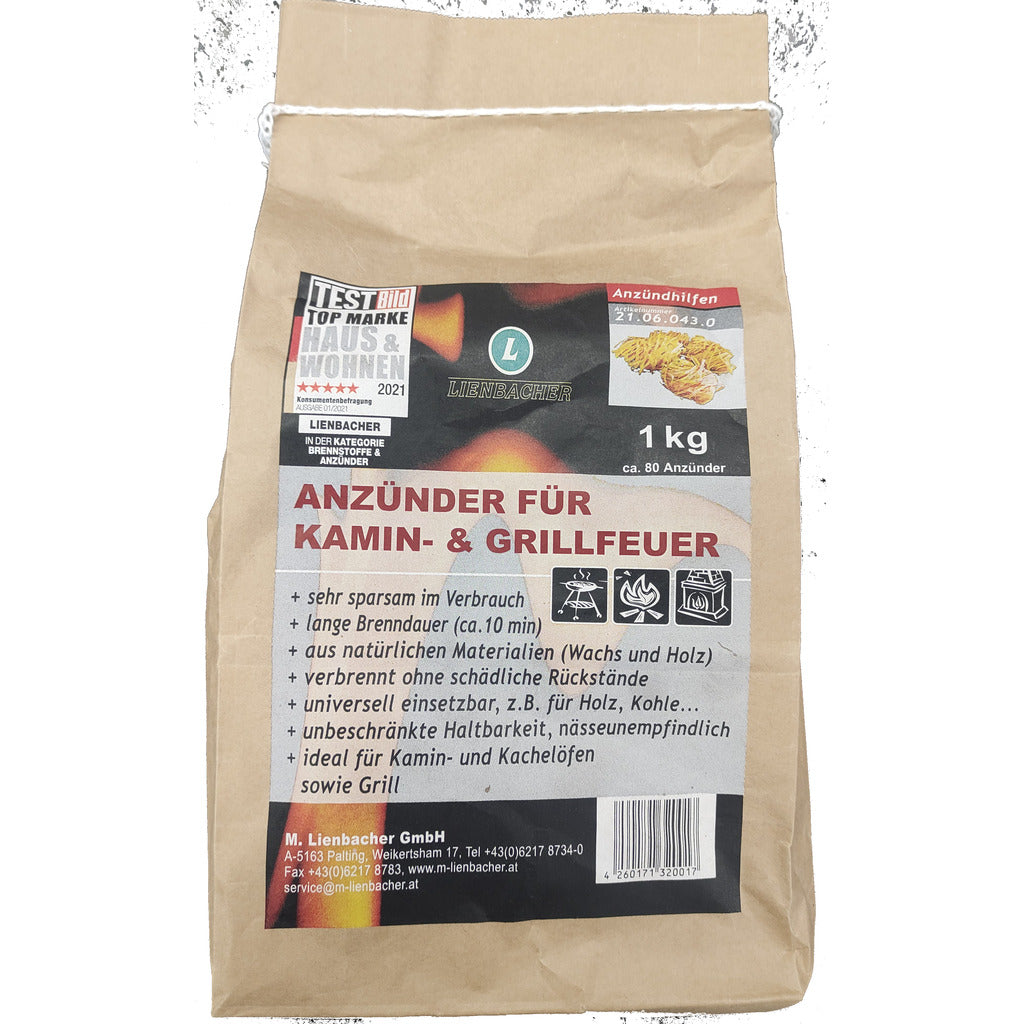 Anzünder für Grill - und Kaminfeuer / Feuerbällchen