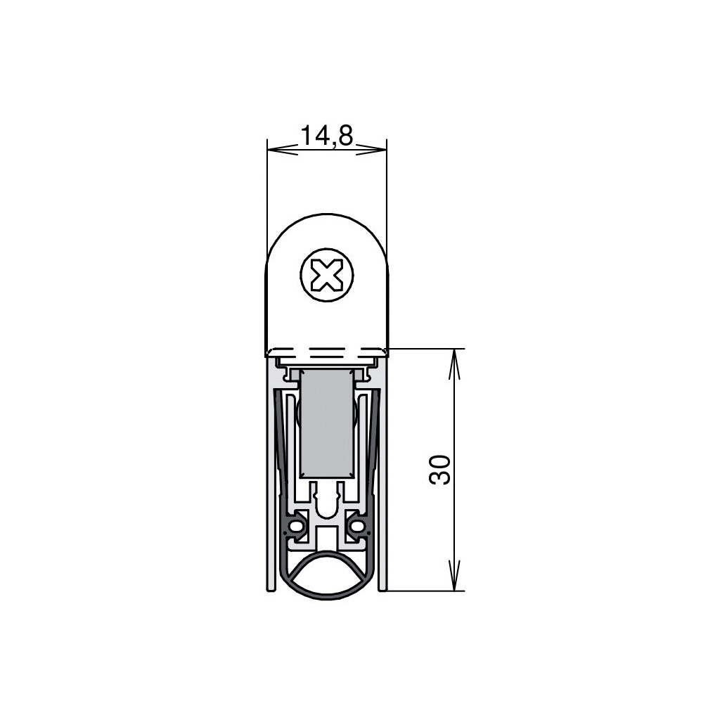 Door seal Schall-Ex L-15/30 WS