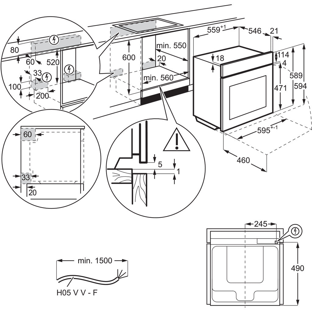 Einbau-Backofen 6000 SenseCook® BE3200B