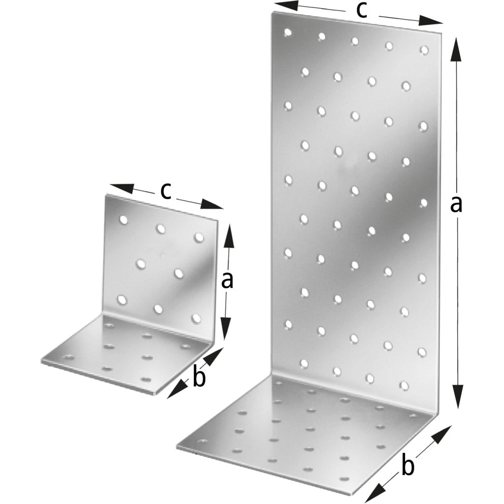 Simpson angle connector made of perforated sheet metal ANP