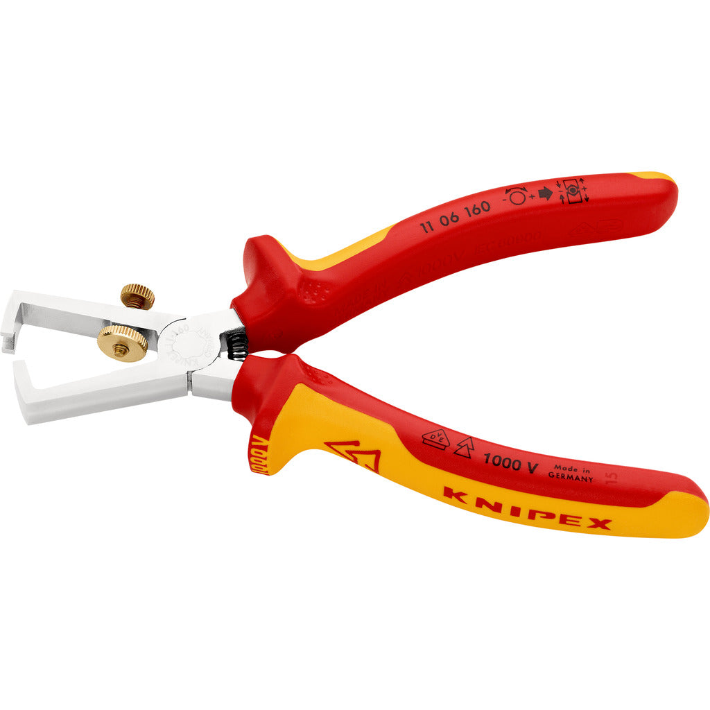 Knipex VDE Abisolierzange mit Öffnungsfeder, universal