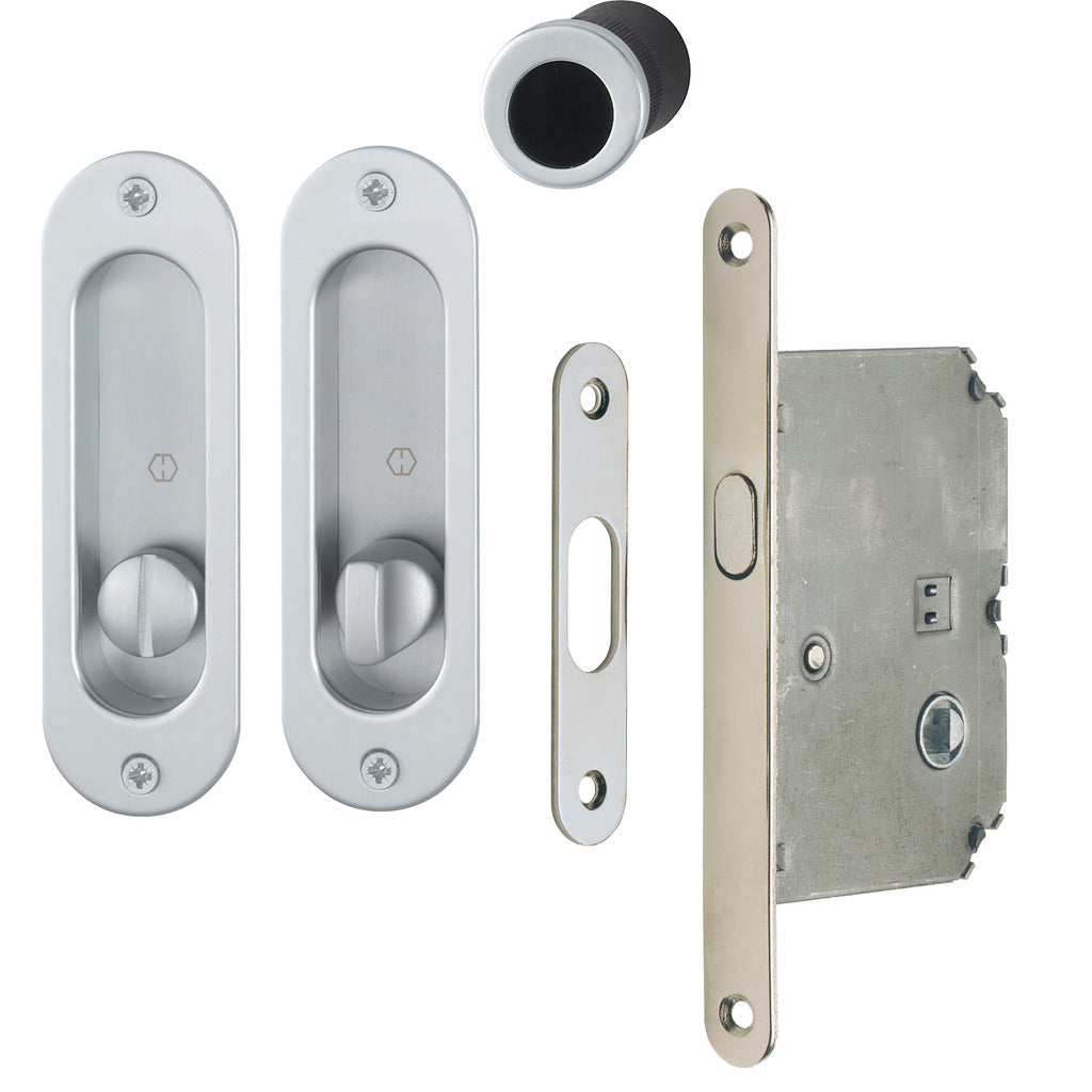 Set maniglia per porta scorrevole 4930 - WC