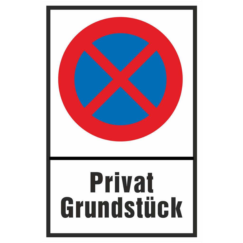 Hinweisschild - Privat Grundstück