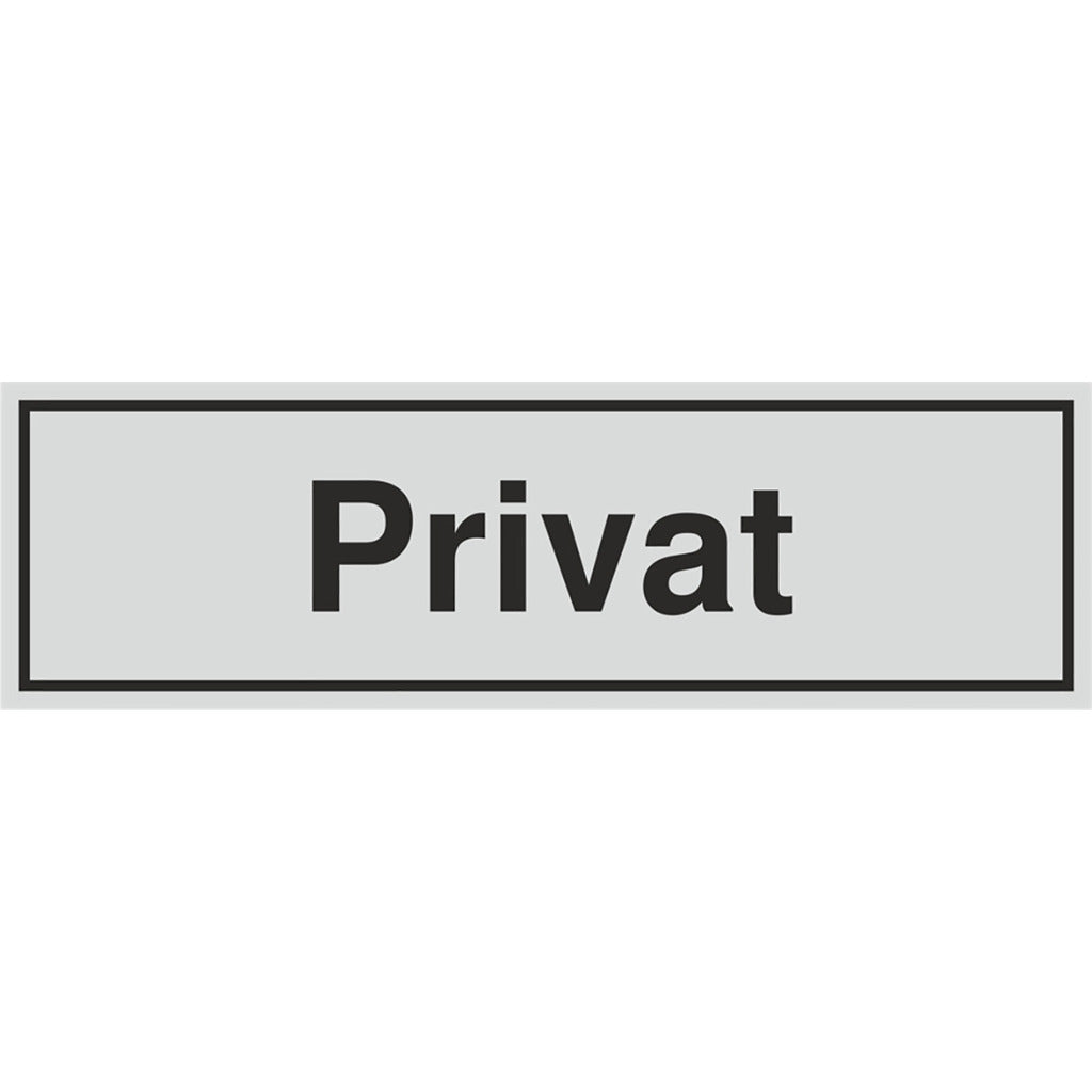 Schild - Privat