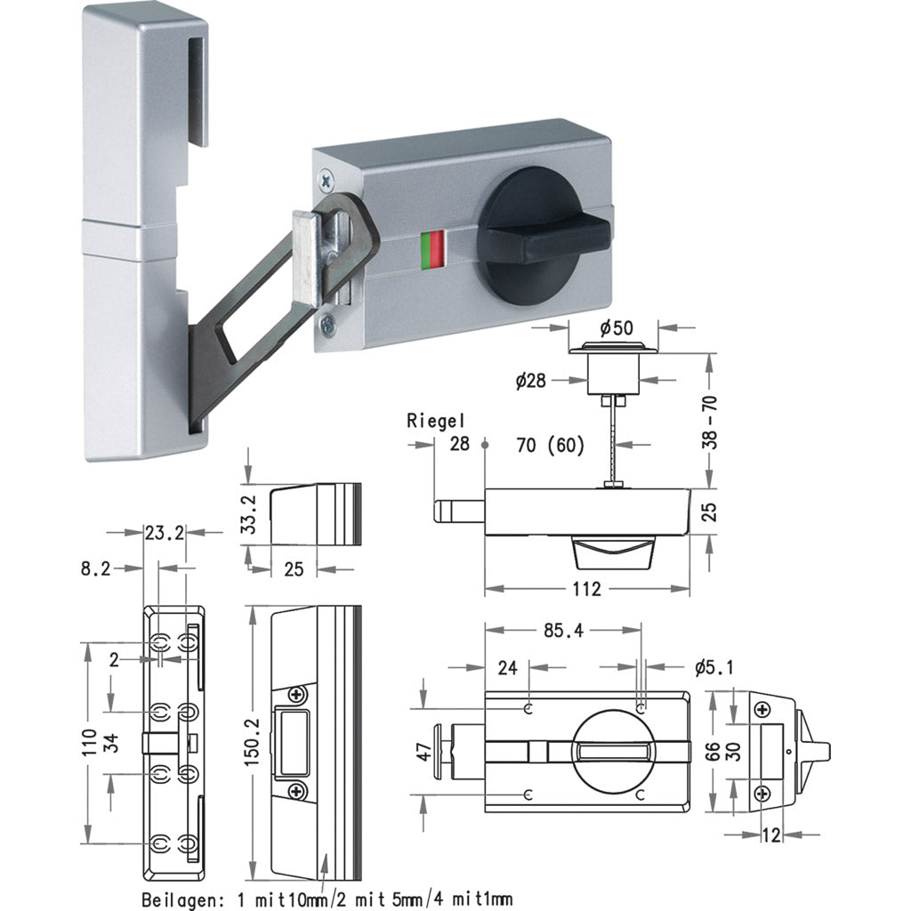 Blocco di sicurezza aggiuntivo K9000