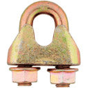 Safety rope clamp similar to DIN EN 13411-5