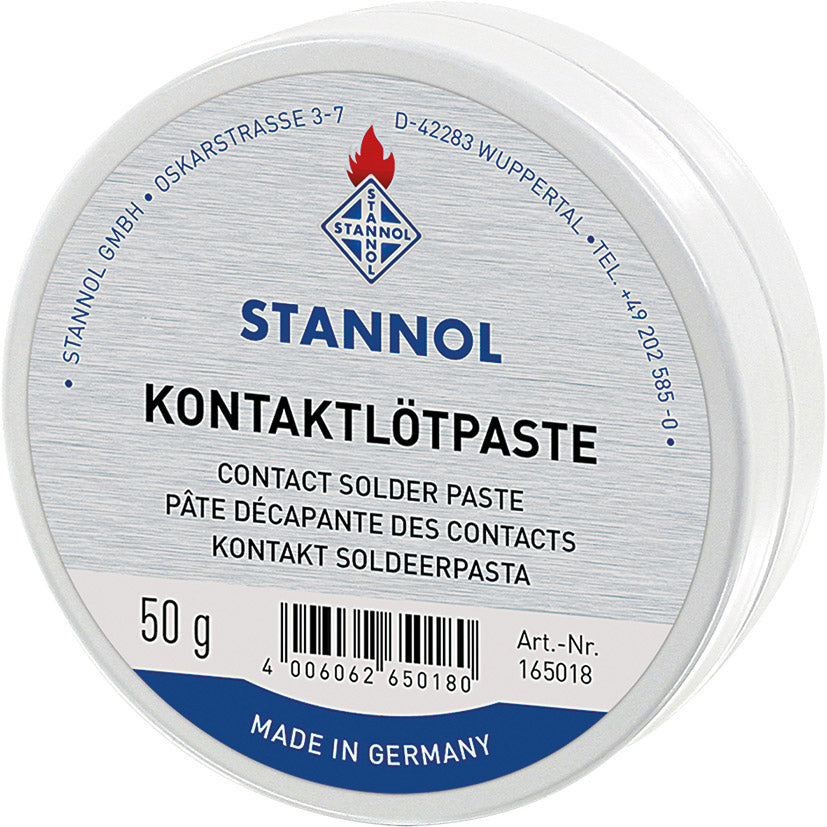 Pasta saldante per contatti
