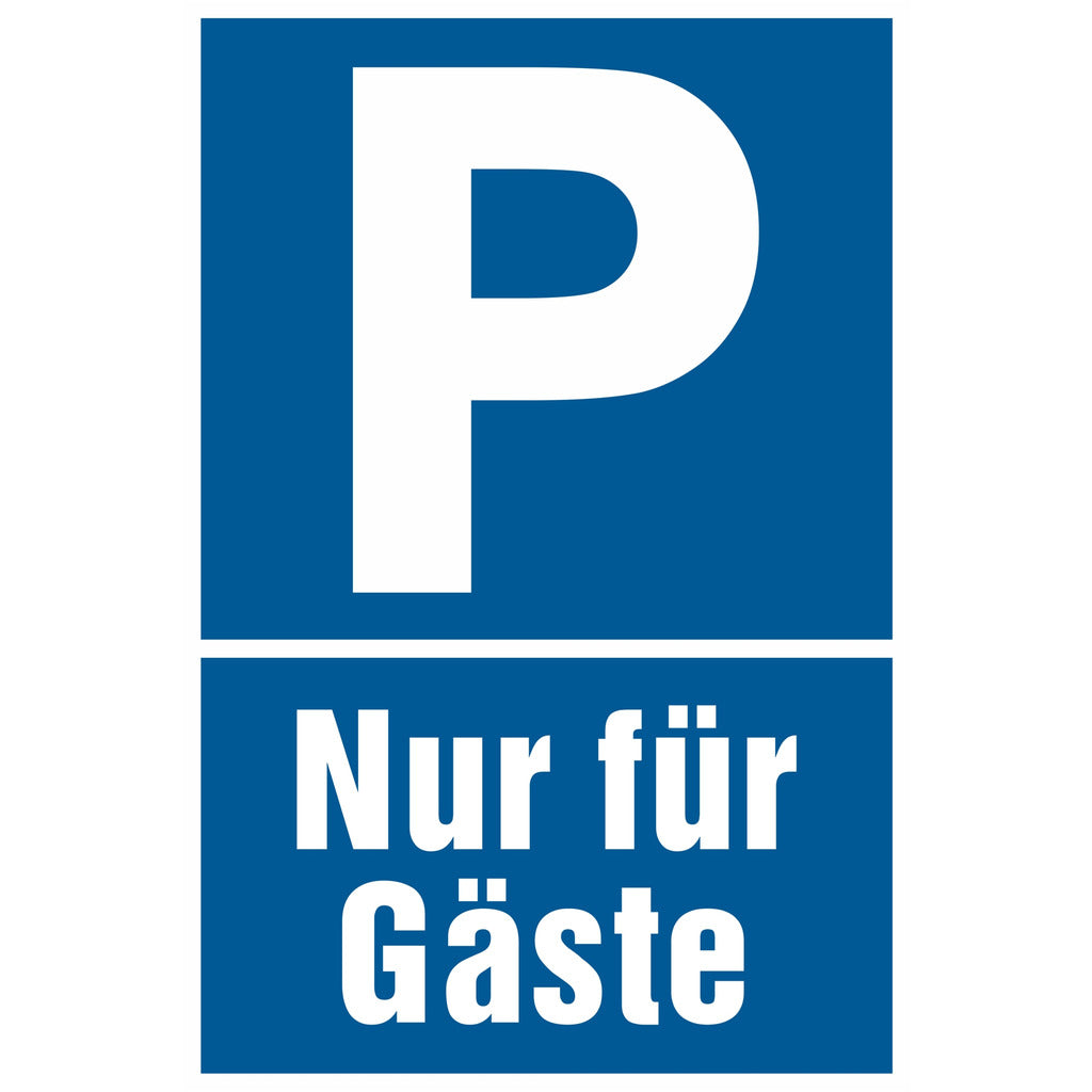 Cartello - Parcheggio - Solo per ospiti