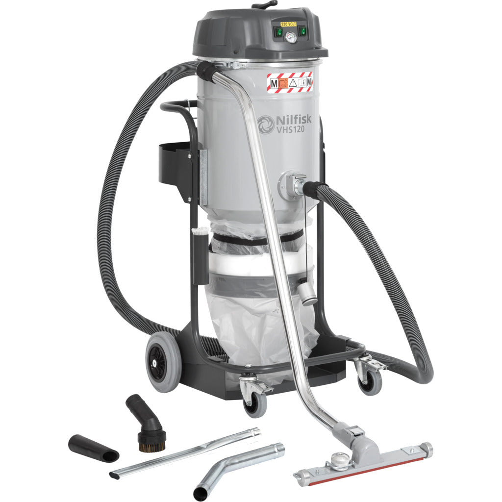 Nilfisk industrial vacuum cleaner VHS120 M & H class / construction industry