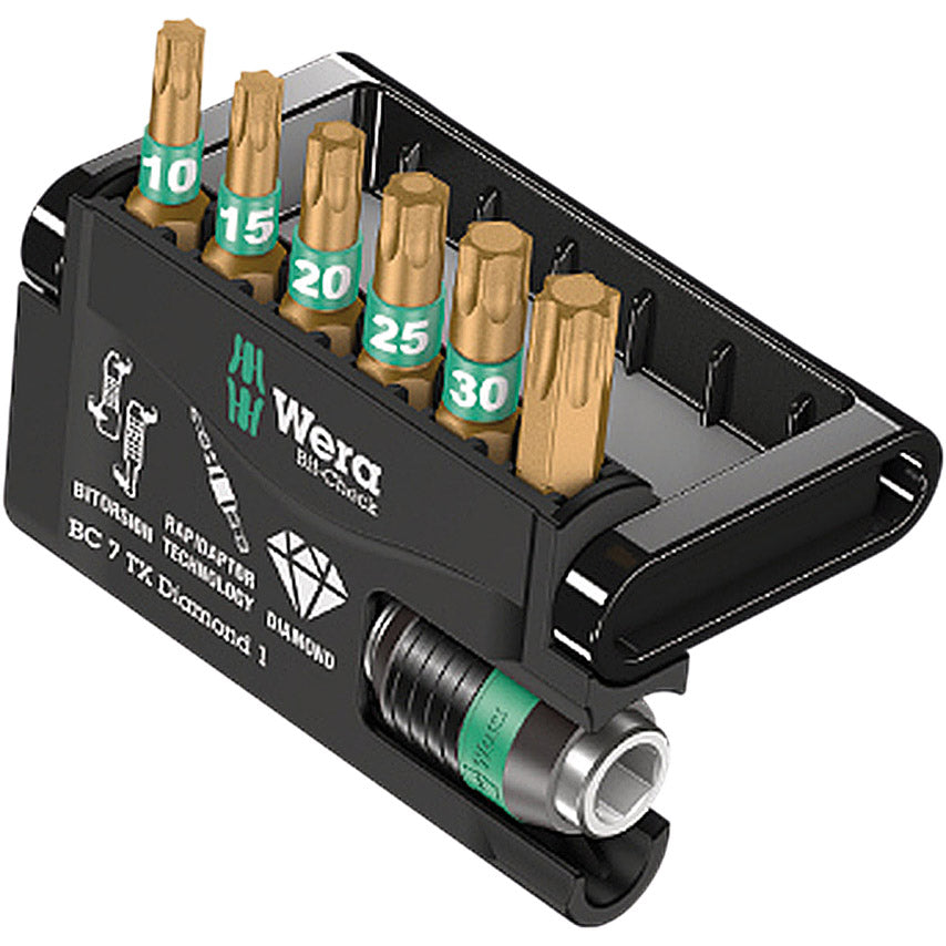 Bit range Wera Bit-Check 7 TORX Diamond1