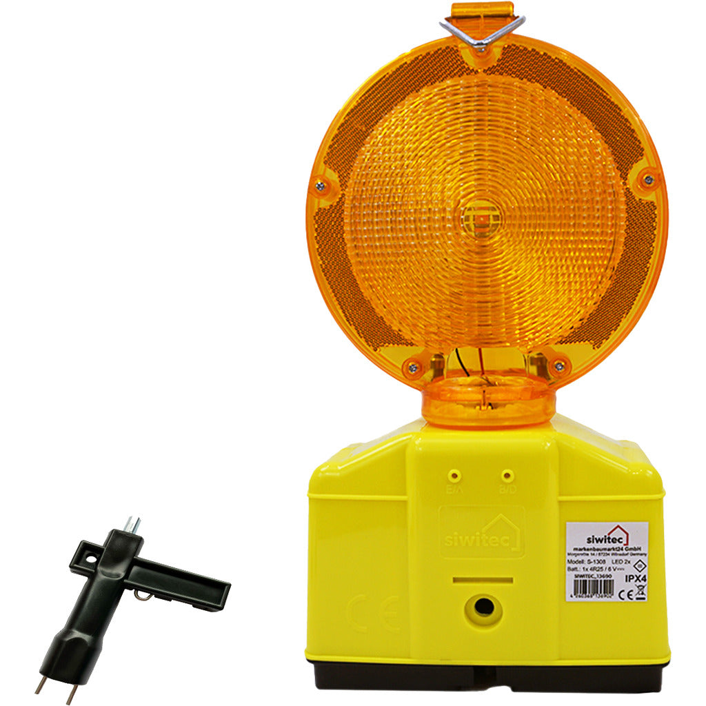 LED Baustellenleuchte gelb / gelb