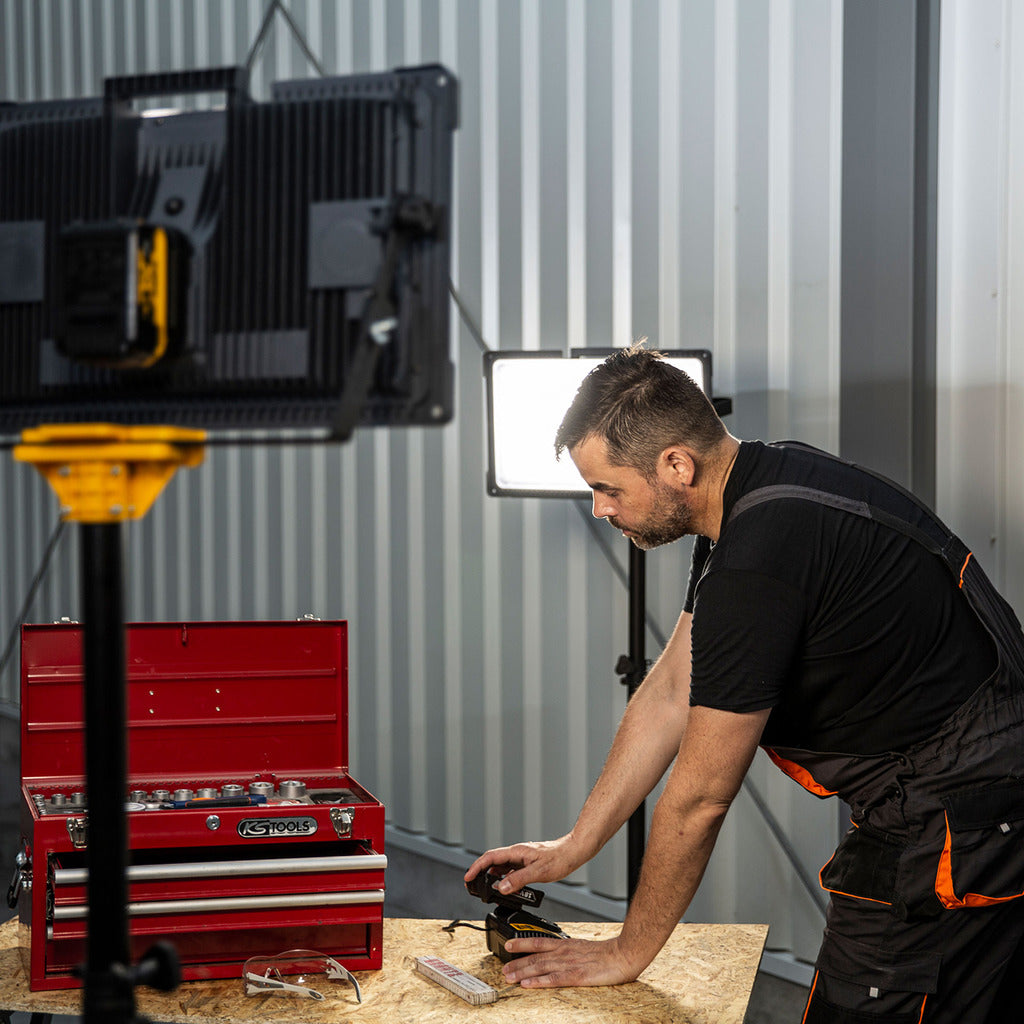 Akku LED Baustrahler MultiBattery