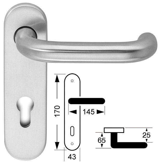 Set di maniglie ALPHA II FS