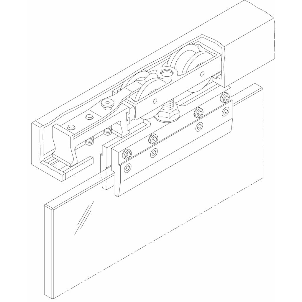 Fitting set HAWA-Junior 80/GS
