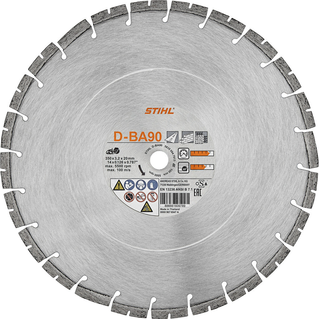 Disco da taglio diamantato Stihl D-BA90