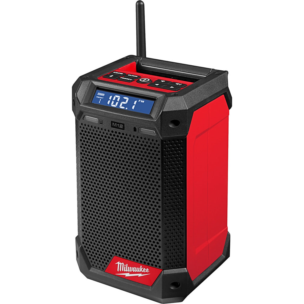 Radio a batteria/rete M12 con funzione di ricarica
