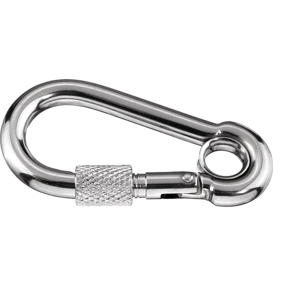 Karabiner mit Schraubsicherung
