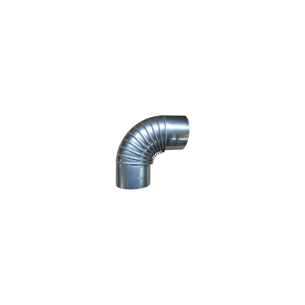 Bertrams smoke pipe elbow (ribbed bend) without cleaning door 90° rigid / FAL