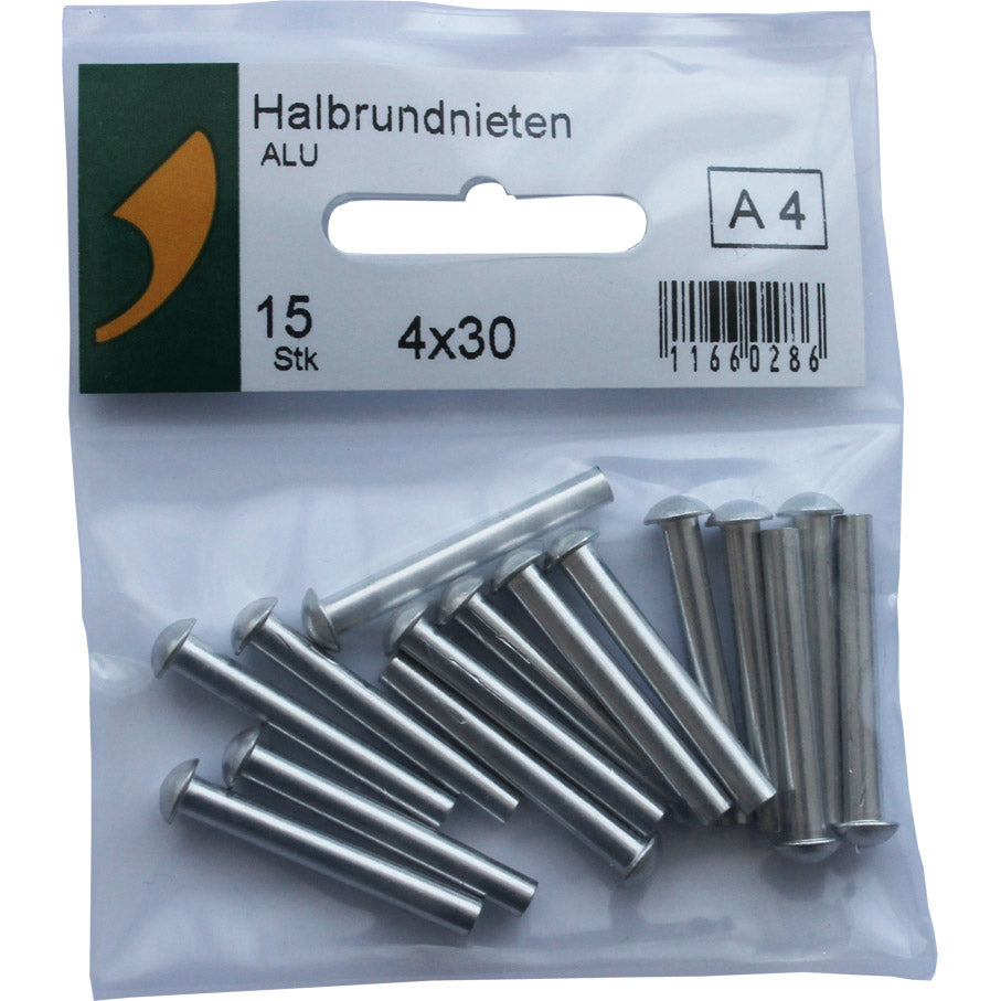 SBV-Halbrundnieten Alu