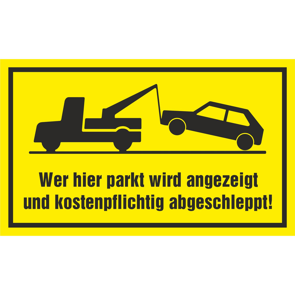 Hinweisschild - Parken