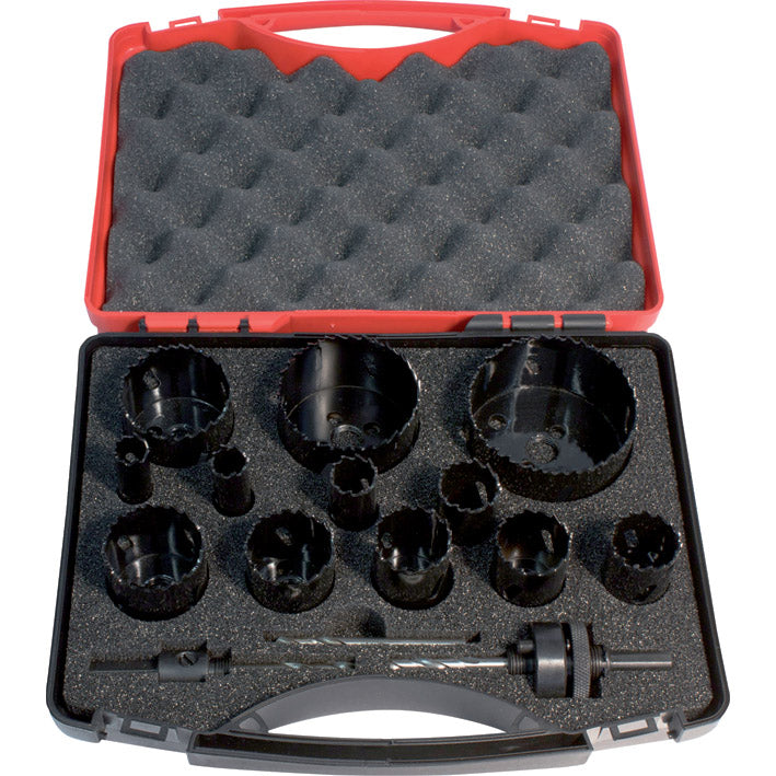 Set di seghe a tazza HSS bimetalliche