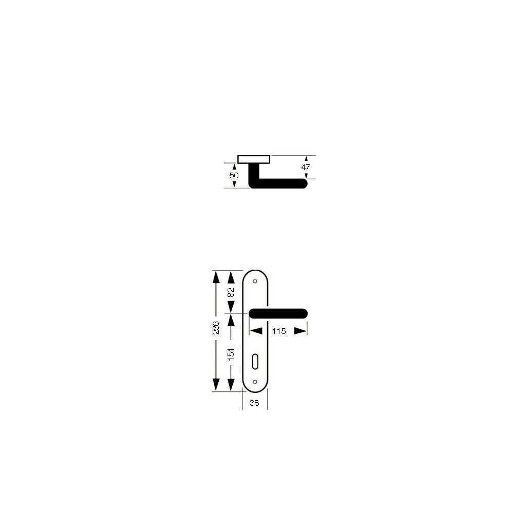 Set maniglie per porte modello Verona