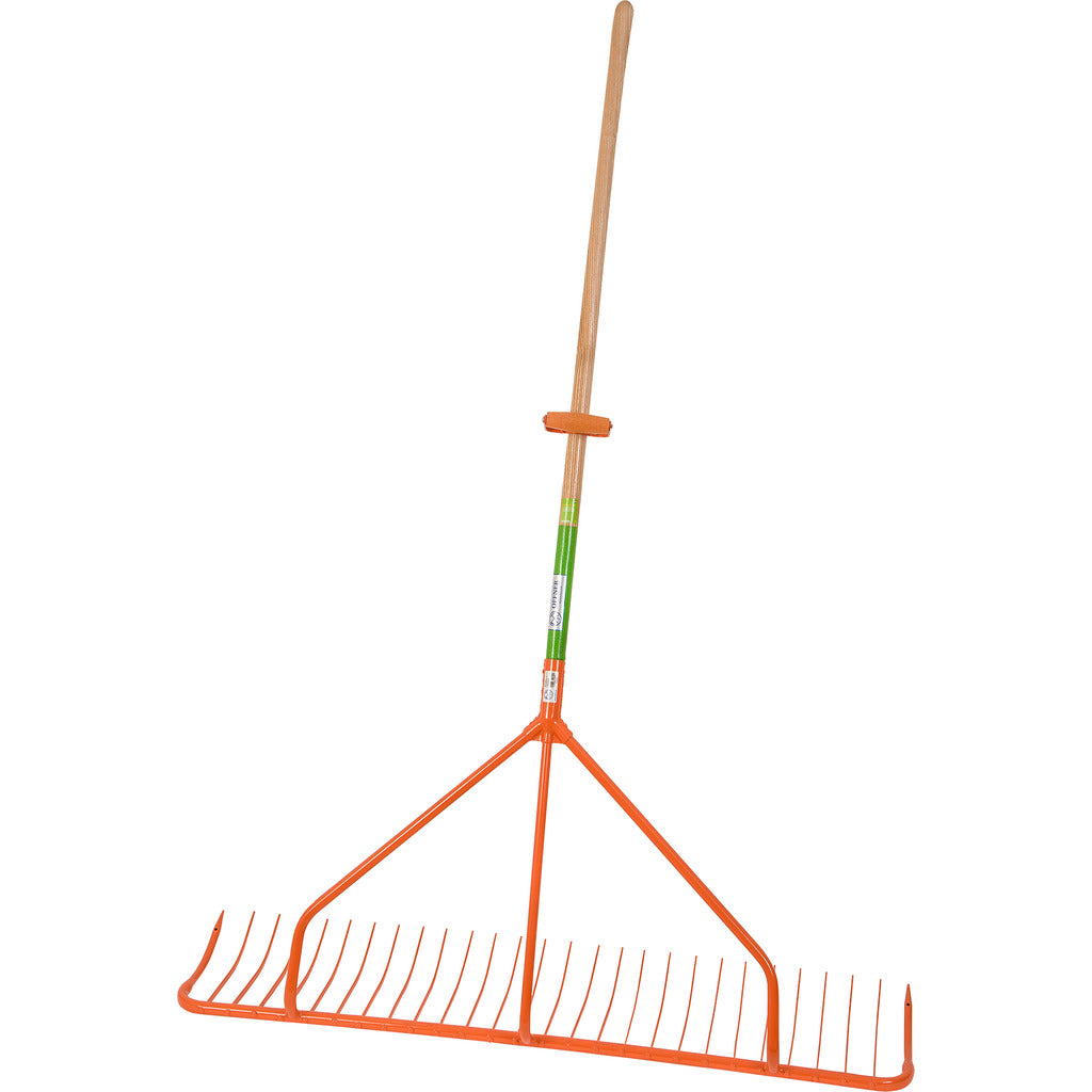 Drag rake with handle