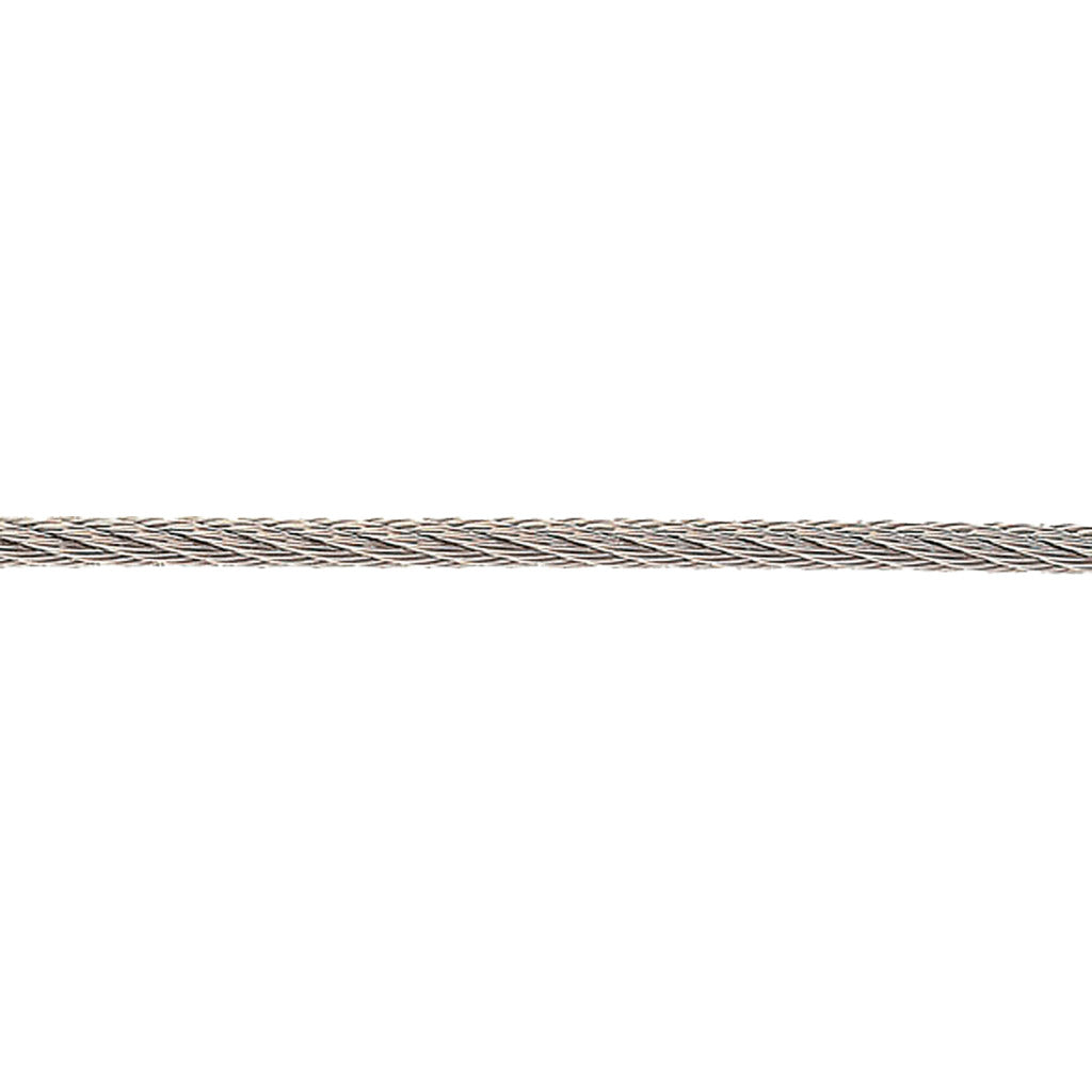 Stahldrahtseil 3 mm mit Textilfaserseele