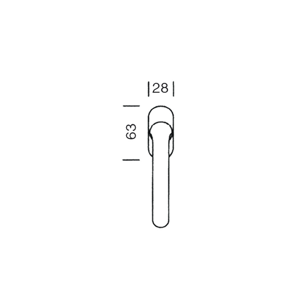 Interior handle Harmony