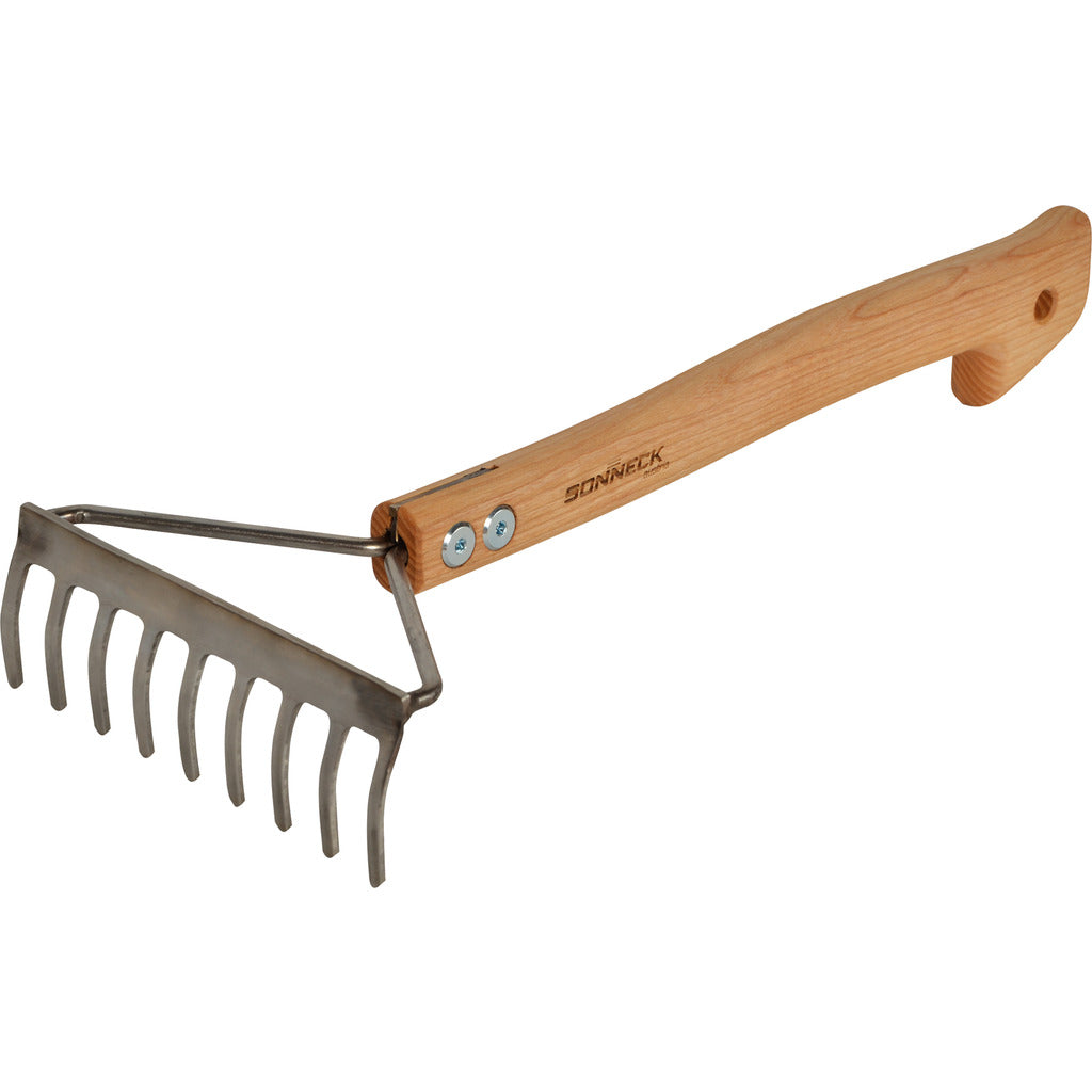 Hochbeet-Kleinrechen / mit Hartholzstiel