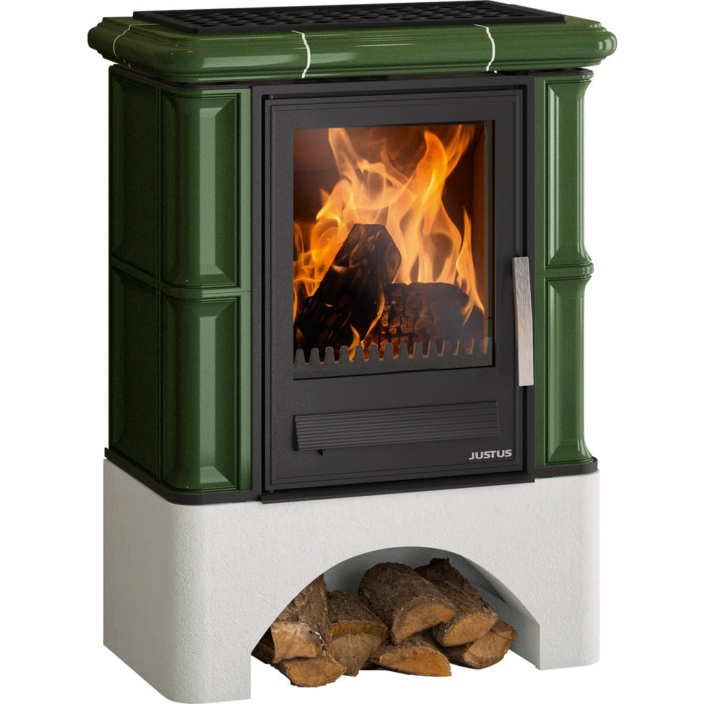 Stufa in maiolica Justus Bavaria