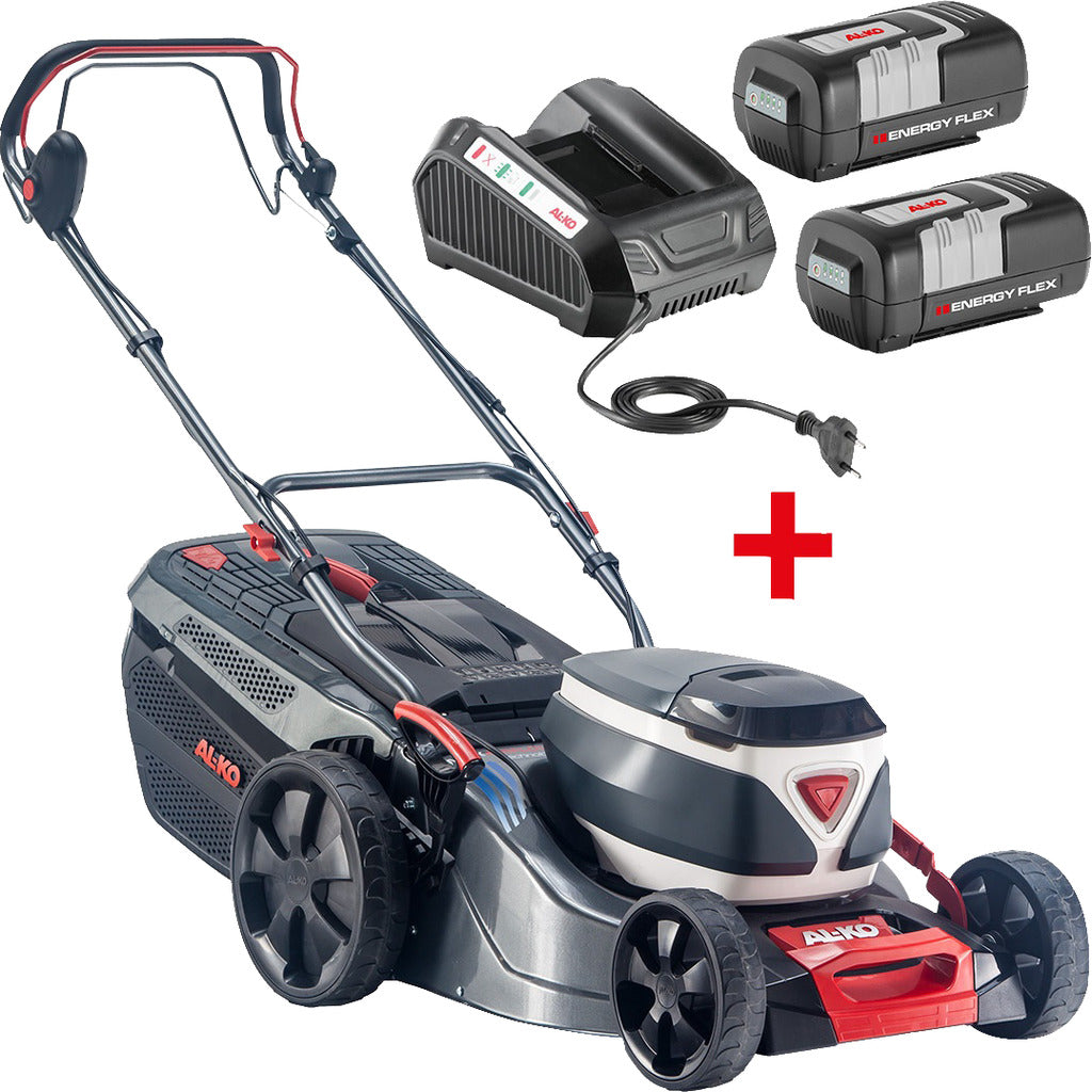 AL-KO cordless lawn mower Comfort 46.2 Li SP / with 2 batteries and charger