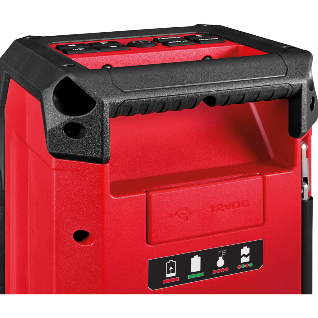 Radio a batteria/rete M12 con funzione di ricarica