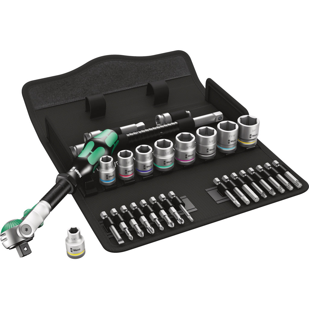 Zyklop Speed-Knarrensatz 8100 SB 9 / 29-teilig / 3/8", zöllig