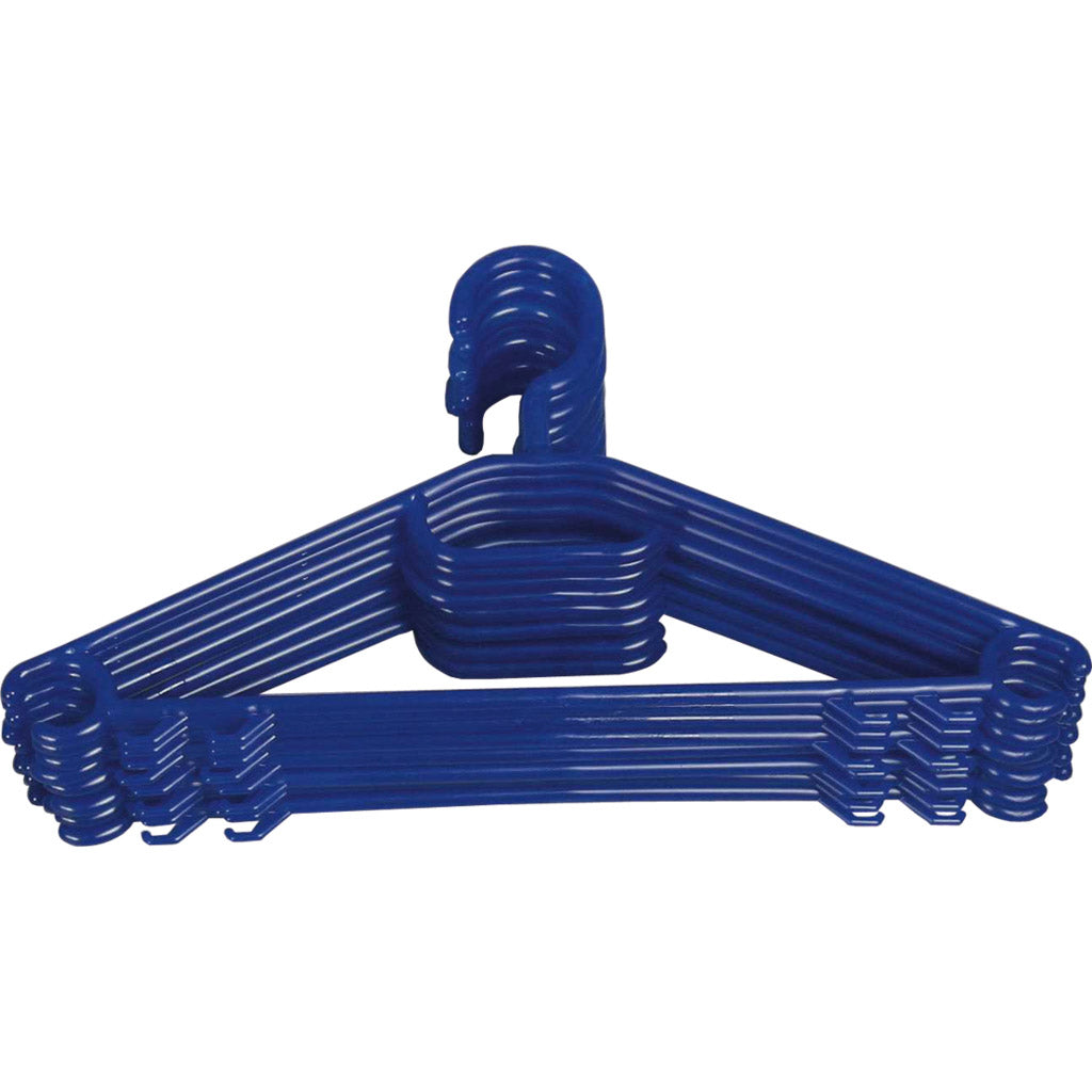 Plastic coat hanger